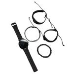 Market - Cadouri - Cadouri personalizate - Set cadou cu ceas barbatesc Geneva XR4451 si patru bratari elegante - Infinity.ro