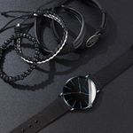 Market - Cadouri - Cadouri personalizate - Set cadou cu ceas barbatesc Geneva XR4451 si patru bratari elegante - Infinity.ro