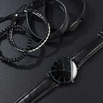 Market - Cadouri - Cadouri personalizate - Set cadou cu ceas barbatesc Geneva XR4451 si patru bratari elegante - Infinity.ro