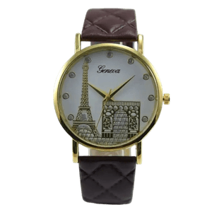 Ceas de dama Geneva Paris brown