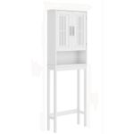 Casa si Gradina - Mobilier - Mobilier baie - Corpuri baie - Dulap de baie cu rafturi pentru depozitare, economisire spatiu, 60X20X170 cm, alb - Infinity.ro