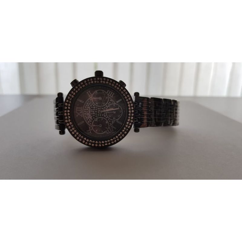 Fashion, accesorii si bijuterii - Femei - Bijuterii femei - Ceasuri femei - Ceas de dama Geneva crystal roman black - Infinity.ro