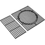 Casa si Gradina - Gradina si terasa - Gratare si accesorii - Gratare de gradina - Gratar gril din fonta, cu element rotund detasabil pentru Enders Chicago 3, Chicago Next 3 Burner, 58.5X41.2cm - Infinity.ro