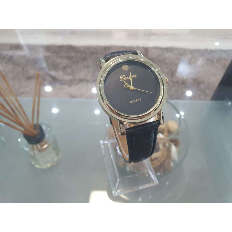 Fashion, accesorii si bijuterii - Femei - Bijuterii femei - Ceasuri femei - Ceas de dama Geneva gold black - Infinity.ro