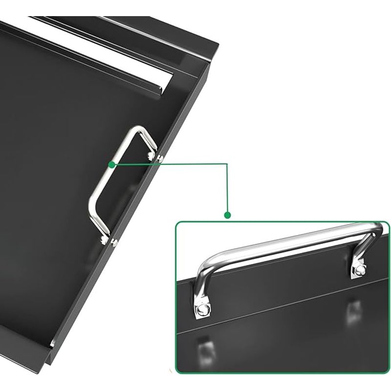 Casa si Gradina - Gradina si terasa - Gratare si accesorii - Accesorii gratare - Placa de gratar plancha din fonta, 68X48X5.5 cm, cu manere pentru Weber GS4 Genesis II 300, Genesis II - Infinity.ro