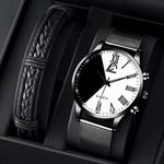 Market - Cadouri - Cadouri personalizate - Set cadou cu ceas barbatesc Dijanes si o bratara - Infinity.ro