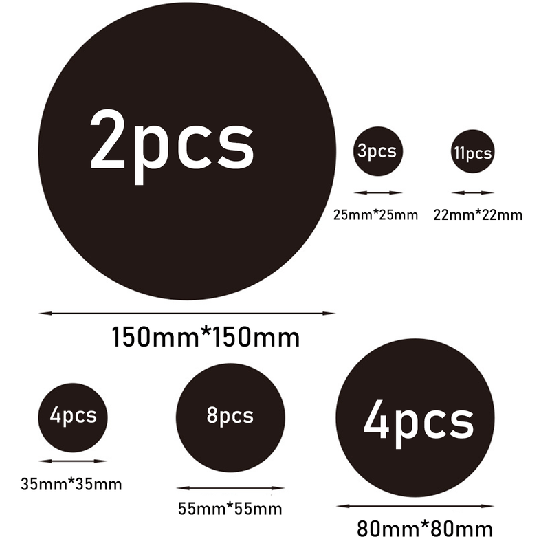 Casa si Gradina - Decoratiuni - Oglinzi - Set 32 Oglinzi din Sticla Acrilica, model rotund, rezistent la apa, Pentru Acasa Camera de zi - Infinity.ro