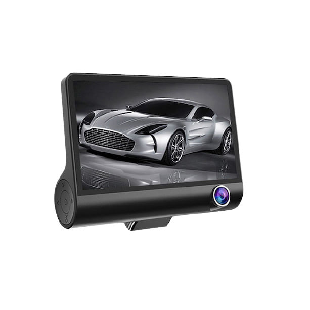 Camera auto DVR Full HD cu 3 obiective fata, spate, interior, G Senzor, night vision, detectie miscare