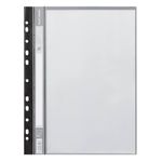 Carti si Birotica - Birotica - Accesorii de birou - Mape si dosare - Dosar plastic a4, 10 folii transparente, margine gaurita, coperta neagra - Infinity.ro