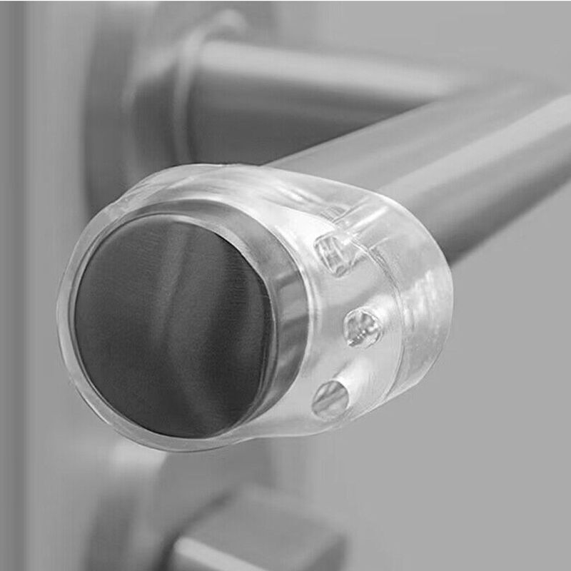 Casa si Gradina - Constructii - Usi interior, exterior si garaj - Accesorii usi - Inele protectie usa, transparent, set 2 bucati, pvc - Infinity.ro