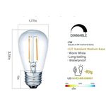 Casa si Gradina - Decoratiuni - Decoratiuni petrecere - Bannere si ghirlande decorative - Ghirlanda luminoasa LED, 15m, 15 becuri, pentru interior/exterior, impermeabila IP65, 2700K, alb cald - Infinity.ro