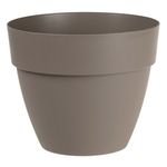Casa si Gradina - Gradinarit si plante - Plante si ghivece - Ghivece si suporturi - Ghiveci flori plastic, mocca, diametru 30cm, inaltime 25cm, capacitate 12l, sistem drenare intern - Infinity.ro