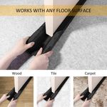 Casa si Gradina - Constructii - Usi interior, exterior si garaj - Accesorii usi - Protectie usa, anti curent, dubla, culoare neagra, lungime 95cm, material spuma poliester elastan - Infinity.ro