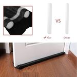 Casa si Gradina - Constructii - Usi interior, exterior si garaj - Accesorii usi - Protectie usa, anti curent, dubla, culoare neagra, lungime 95cm, material spuma poliester elastan - Infinity.ro