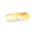Casa si Gradina - Decoratiuni - Oglinzi - Set 12 Oglinzi Decorative Acrilice Cristal , forma hexagon, Gold,126X110MM - Infinity.ro