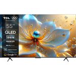 TV, Audio-Video si Foto - Televizoare - Televizor Smart QLED TCL 55T8C, 139 cm, Ultra HD 4K, Clasa F - Infinity.ro