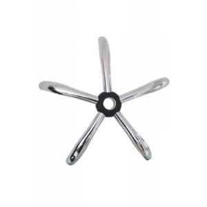 Set placuta balans metalica 26 x 15 cm, baza 60 cm, rola universala cauciuc si cilindru piston, gaz, pentru scaune birou
