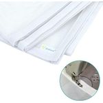 Casa si Gradina - Constructii - Usi interior, exterior si garaj - Accesorii usi - Plasa magnetica pentru usa, in forma de perdea, anti-insecte, inchidere automata, 100X210 CM, alb - Infinity.ro