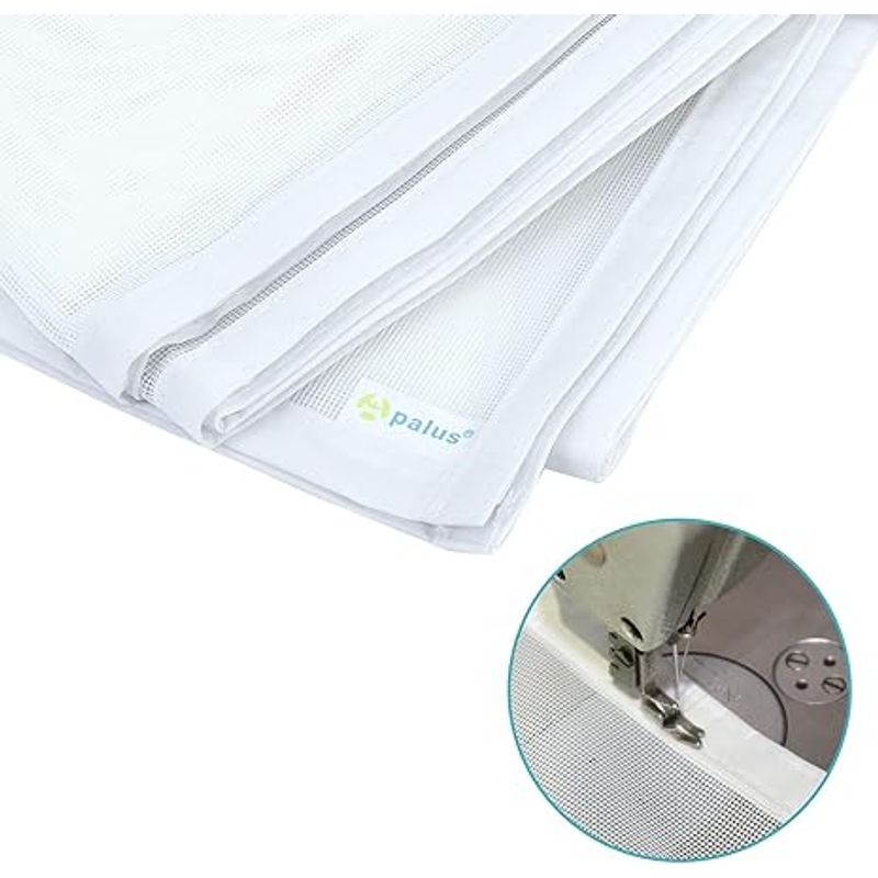 Casa si Gradina - Constructii - Usi interior, exterior si garaj - Accesorii usi - Plasa magnetica pentru usa, in forma de perdea, anti-insecte, inchidere automata, 100X210 CM, alb - Infinity.ro