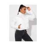 Fashion, accesorii si bijuterii - Femei - Imbracaminte femei - Jachete si geci femei - Geaca scurta pentru femei, subtire, alba, L - Infinity.ro