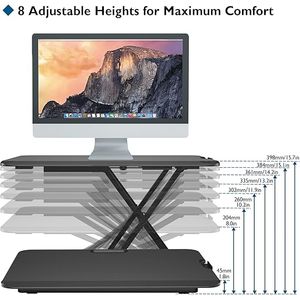 Masa ergonomica pliabila, pentru calculator/laptop, inaltime reglabila, ultra slim, pana la 8KG, 67X47, negru