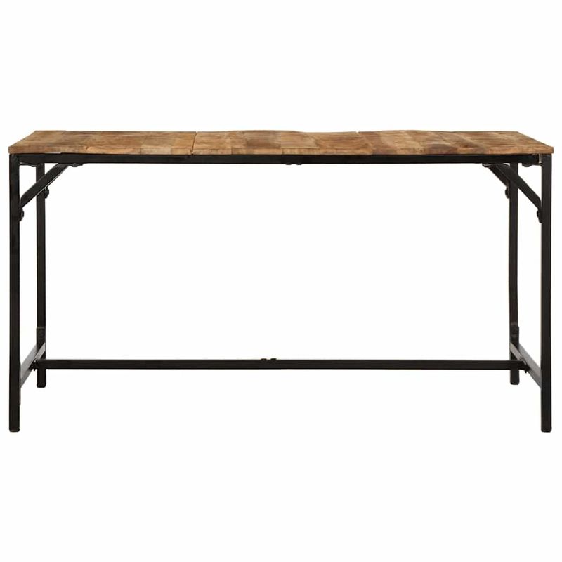 Casa si Gradina - Mobilier - Mese si birouri - Mese bucatarie si dining - Masa de bucatarie, 140x70x75 cm, lemn masiv mango brut - Infinity.ro
