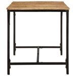 Casa si Gradina - Mobilier - Mese si birouri - Mese bucatarie si dining - Masa de bucatarie, 140x70x75 cm, lemn masiv mango brut - Infinity.ro