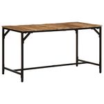 Casa si Gradina - Mobilier - Mese si birouri - Mese bucatarie si dining - Masa de bucatarie, 140x70x75 cm, lemn masiv mango brut - Infinity.ro
