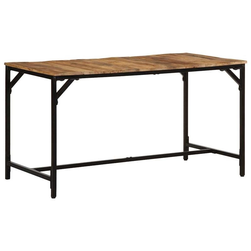 Casa si Gradina - Mobilier - Mese si birouri - Mese bucatarie si dining - Masa de bucatarie, 140x70x75 cm, lemn masiv mango brut - Infinity.ro