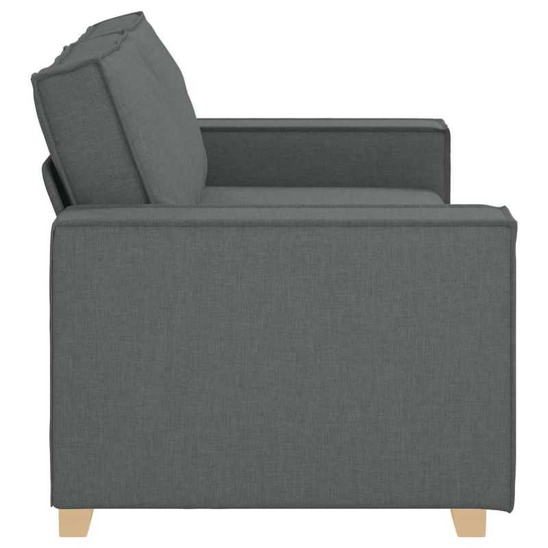 Casa si Gradina - Mobilier - Canapele si coltare - Canapele - Canapea cu 2 locuri, gri inchis, 140 cm, material textil - Infinity.ro