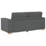 Casa si Gradina - Mobilier - Canapele si coltare - Canapele - Canapea cu 2 locuri, gri inchis, 140 cm, material textil - Infinity.ro