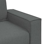 Casa si Gradina - Mobilier - Canapele si coltare - Canapele - Canapea cu 2 locuri, gri inchis, 140 cm, material textil - Infinity.ro