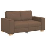 Casa si Gradina - Mobilier - Canapele si coltare - Canapele - Canapea cu 2 locuri, maro, 120 cm, material textil - Infinity.ro