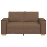 Casa si Gradina - Mobilier - Canapele si coltare - Canapele - Canapea cu 2 locuri, maro, 120 cm, material textil - Infinity.ro