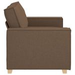 Casa si Gradina - Mobilier - Canapele si coltare - Canapele - Canapea cu 2 locuri, maro, 120 cm, material textil - Infinity.ro