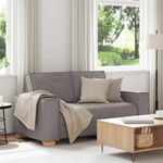 Casa si Gradina - Mobilier - Canapele si coltare - Canapele - Canapea cu 2 locuri, gri taupe, 120 cm, material textil - Infinity.ro