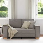 Casa si Gradina - Mobilier - Canapele si coltare - Canapele - Canapea cu 2 locuri, gri taupe, 120 cm, material textil - Infinity.ro