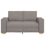 Casa si Gradina - Mobilier - Canapele si coltare - Canapele - Canapea cu 2 locuri, gri taupe, 120 cm, material textil - Infinity.ro