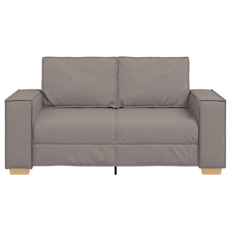 Casa si Gradina - Mobilier - Canapele si coltare - Canapele - Canapea cu 2 locuri, gri taupe, 120 cm, material textil - Infinity.ro