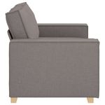 Casa si Gradina - Mobilier - Canapele si coltare - Canapele - Canapea cu 2 locuri, gri taupe, 120 cm, material textil - Infinity.ro