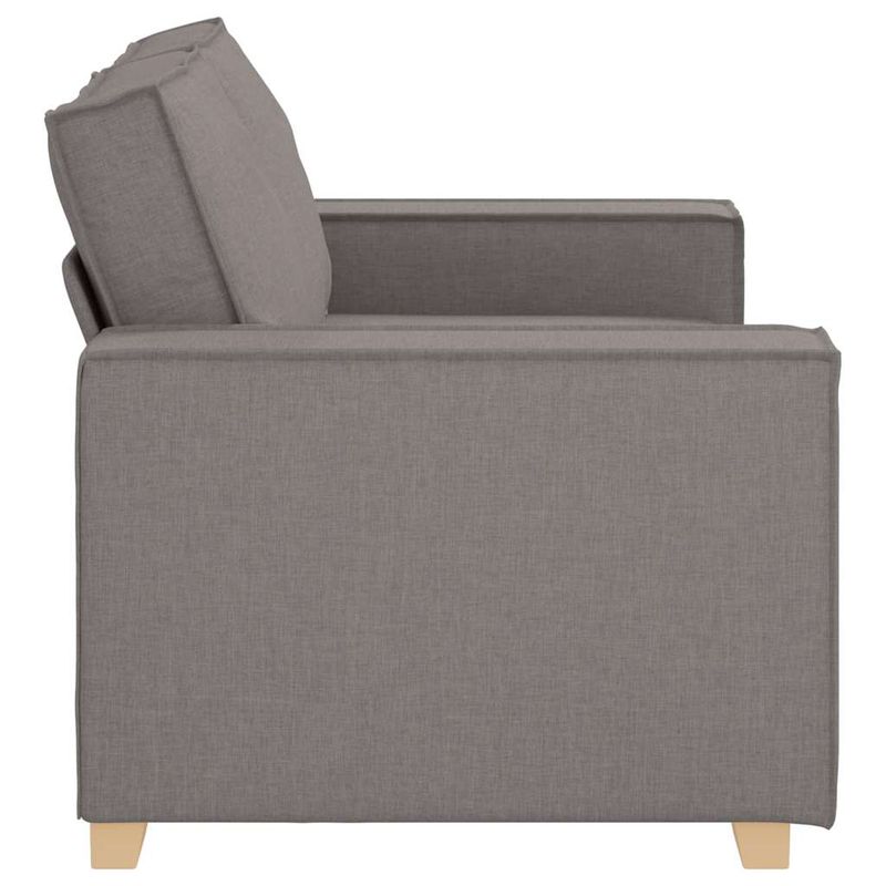 Casa si Gradina - Mobilier - Canapele si coltare - Canapele - Canapea cu 2 locuri, gri taupe, 120 cm, material textil - Infinity.ro
