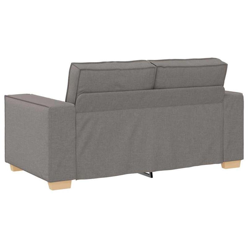 Casa si Gradina - Mobilier - Canapele si coltare - Canapele - Canapea cu 2 locuri, gri taupe, 120 cm, material textil - Infinity.ro