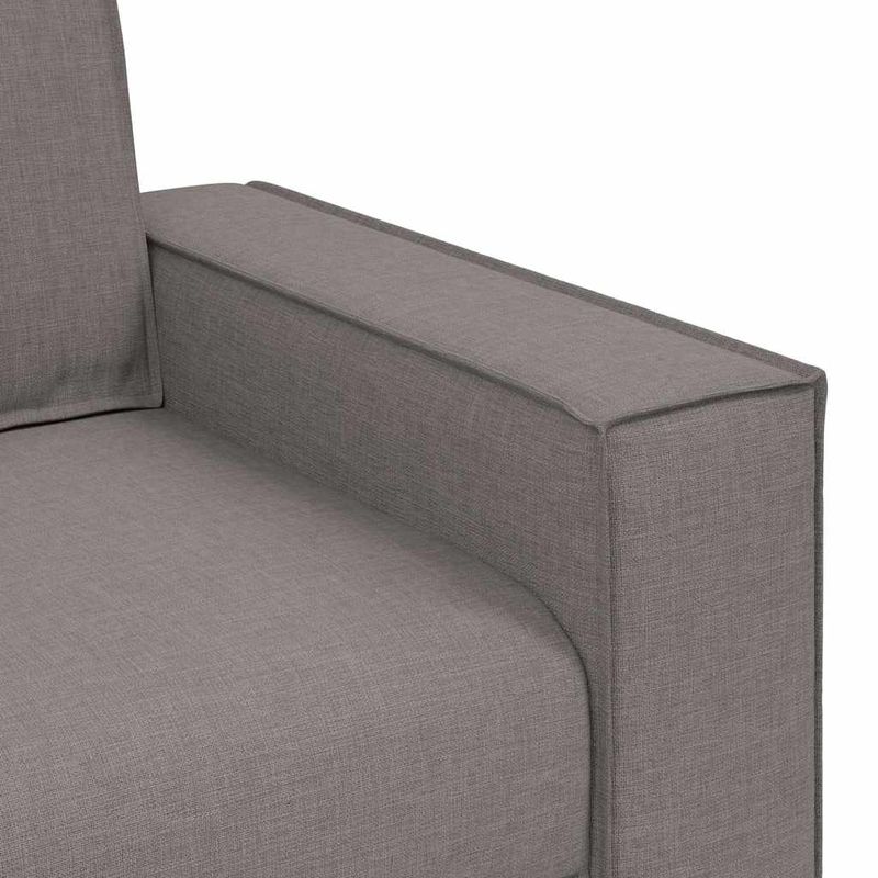 Casa si Gradina - Mobilier - Canapele si coltare - Canapele - Canapea cu 2 locuri, gri taupe, 120 cm, material textil - Infinity.ro