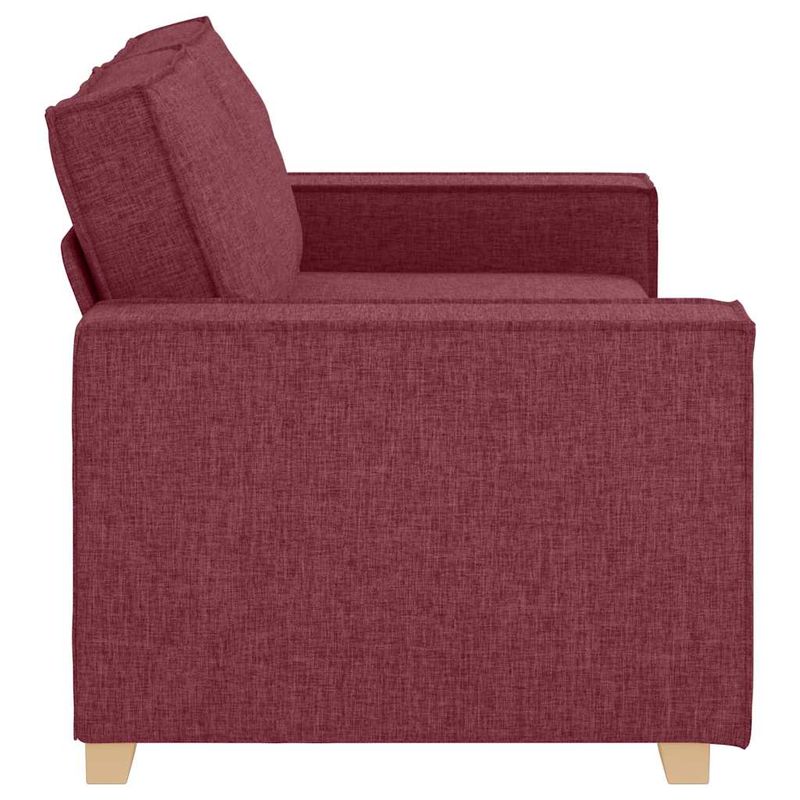 Casa si Gradina - Mobilier - Canapele si coltare - Canapele - Canapea cu 2 locuri, rosu vin, 140 cm, material textil - Infinity.ro