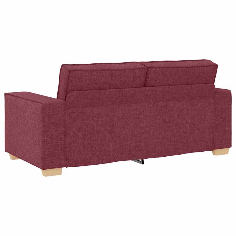 Casa si Gradina - Mobilier - Canapele si coltare - Canapele - Canapea cu 2 locuri, rosu vin, 140 cm, material textil - Infinity.ro