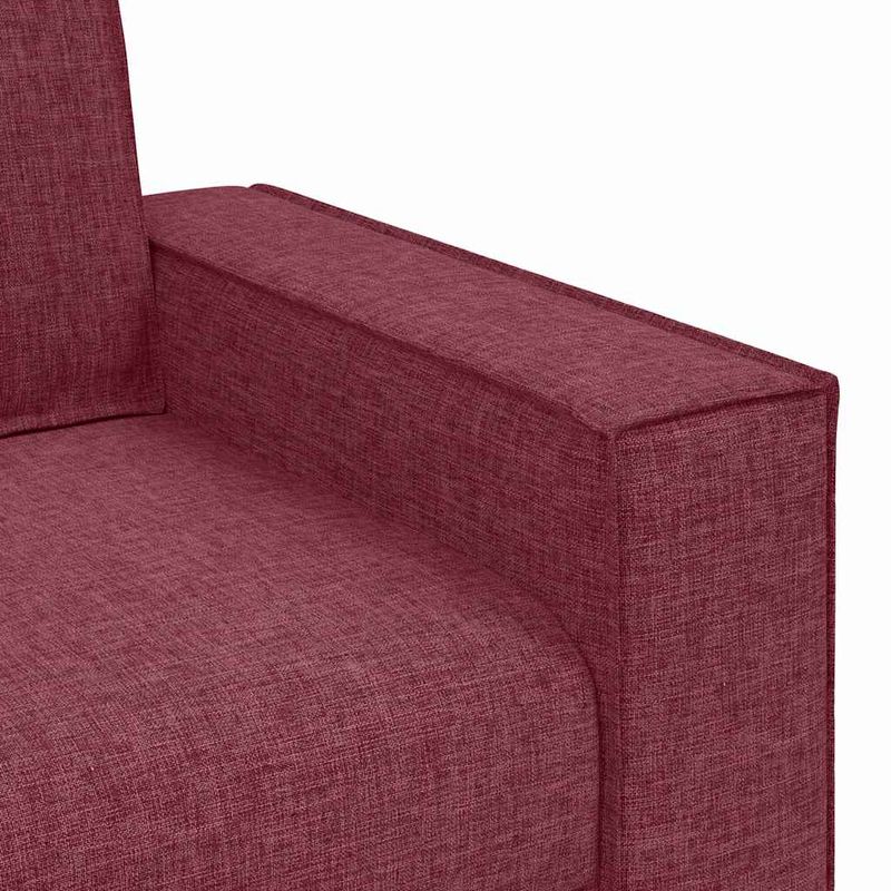 Casa si Gradina - Mobilier - Canapele si coltare - Canapele - Canapea cu 2 locuri, rosu vin, 140 cm, material textil - Infinity.ro