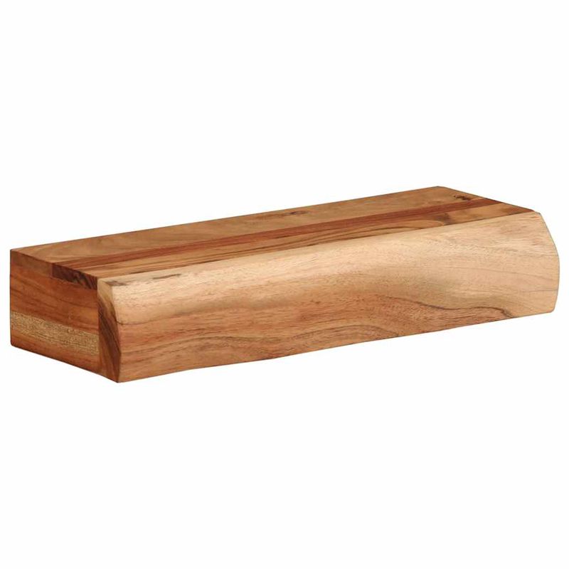 Casa si Gradina - Mobilier - Biblioteci si rafturi - Rafturi - Rafturi de perete 2 buc 40x17x8 cm din lemn masiv de salcam - Infinity.ro
