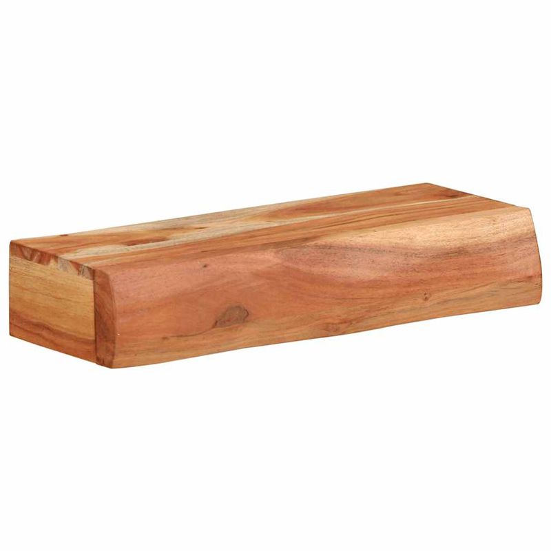 Casa si Gradina - Mobilier - Biblioteci si rafturi - Rafturi - Rafturi de perete 2 buc 40x17x8 cm din lemn masiv de salcam - Infinity.ro