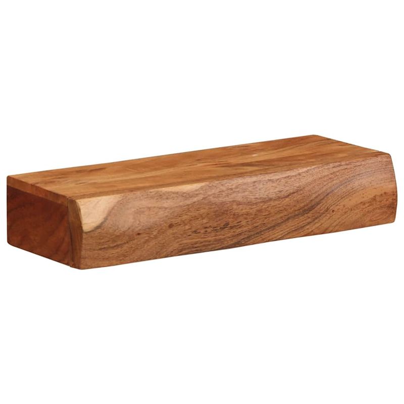 Casa si Gradina - Mobilier - Biblioteci si rafturi - Rafturi - Rafturi de perete 2 buc 40x17x8 cm din lemn masiv de salcam - Infinity.ro