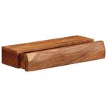 Casa si Gradina - Mobilier - Biblioteci si rafturi - Rafturi - Rafturi de perete 2 buc 40x17x8 cm din lemn masiv de salcam - Infinity.ro
